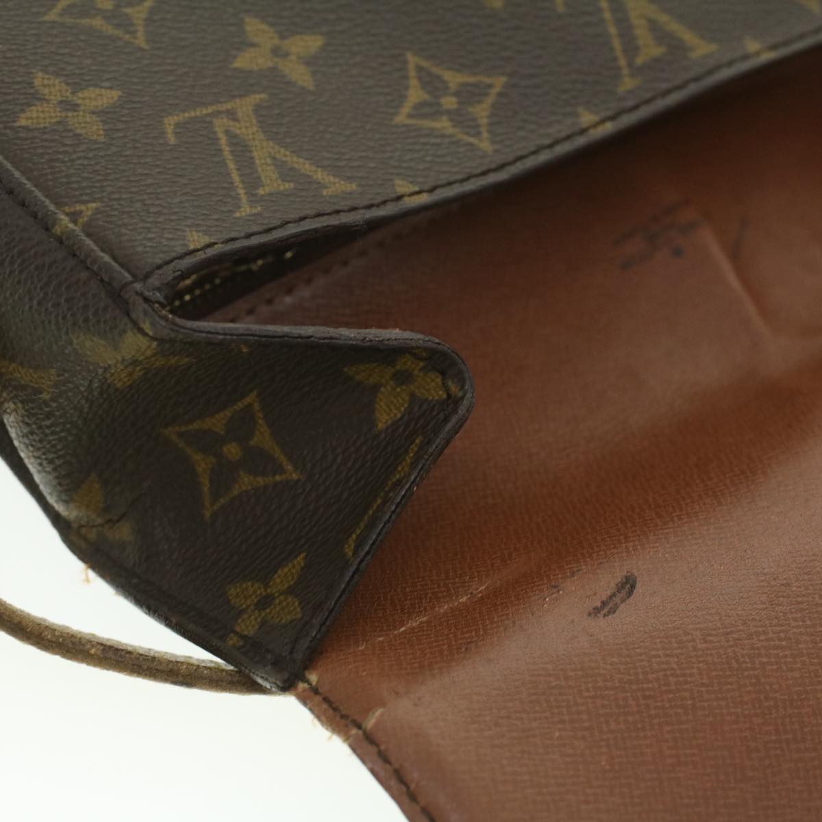 LOUIS VUITTON Monogram Saint Cloud GM Shoulder Bag M51242 LV Auth 37165