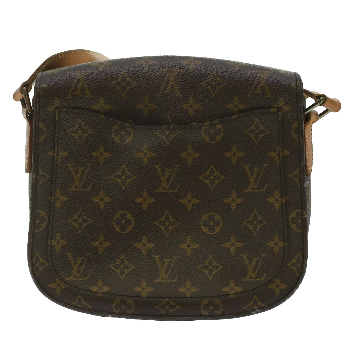 LOUIS VUITTON Monogram Saint Cloud GM Shoulder Bag M51242 LV Auth 37165