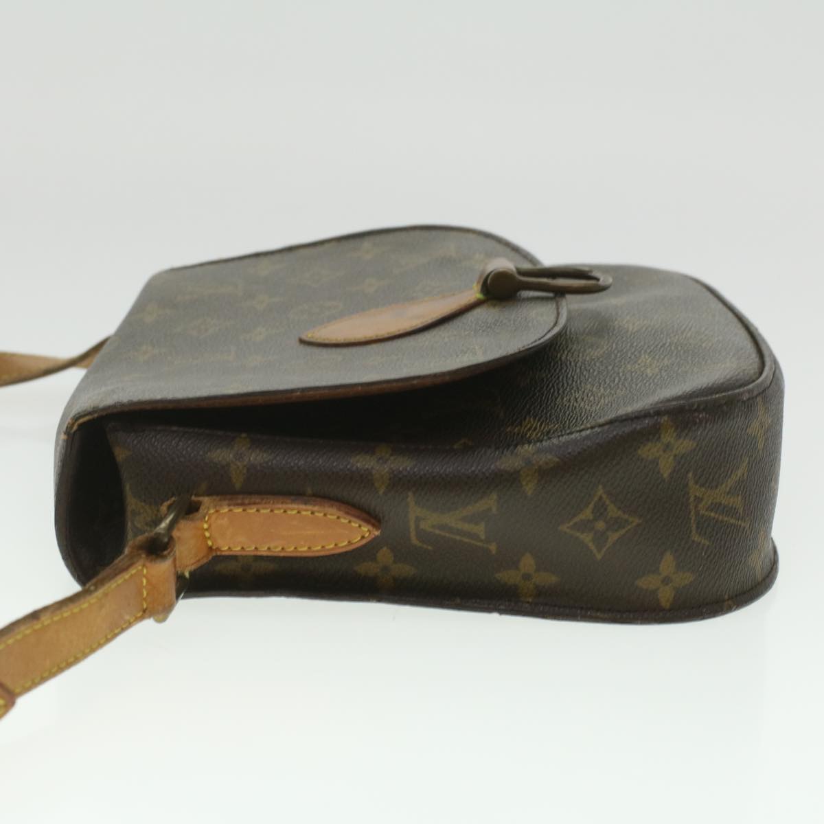 LOUIS VUITTON Monogram Saint Cloud GM Shoulder Bag M51242 LV Auth 37165