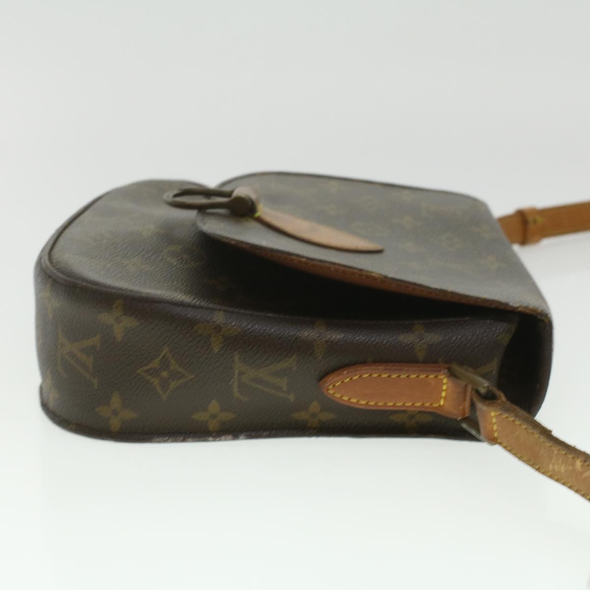 LOUIS VUITTON Monogram Saint Cloud GM Shoulder Bag M51242 LV Auth 37165