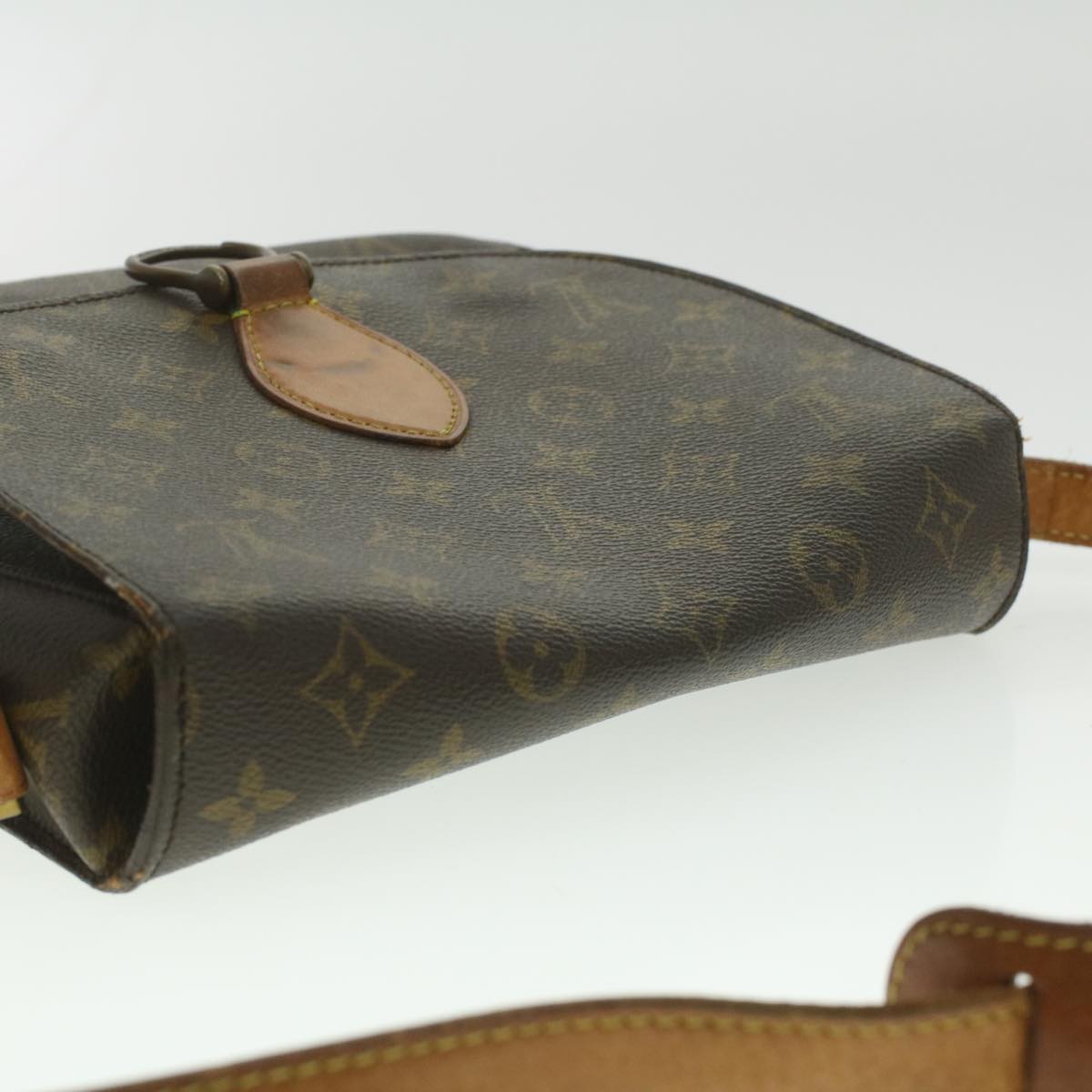 LOUIS VUITTON Monogram Saint Cloud GM Shoulder Bag M51242 LV Auth 37165