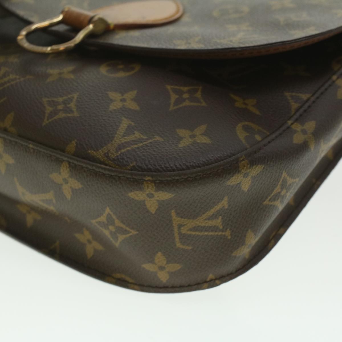 LOUIS VUITTON Monogram Saint Cloud GM Shoulder Bag M51242 LV Auth 37166