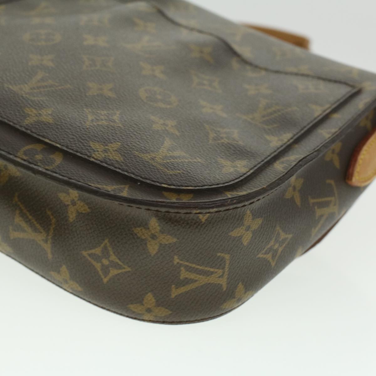 LOUIS VUITTON Monogram Saint Cloud GM Shoulder Bag M51242 LV Auth 37166