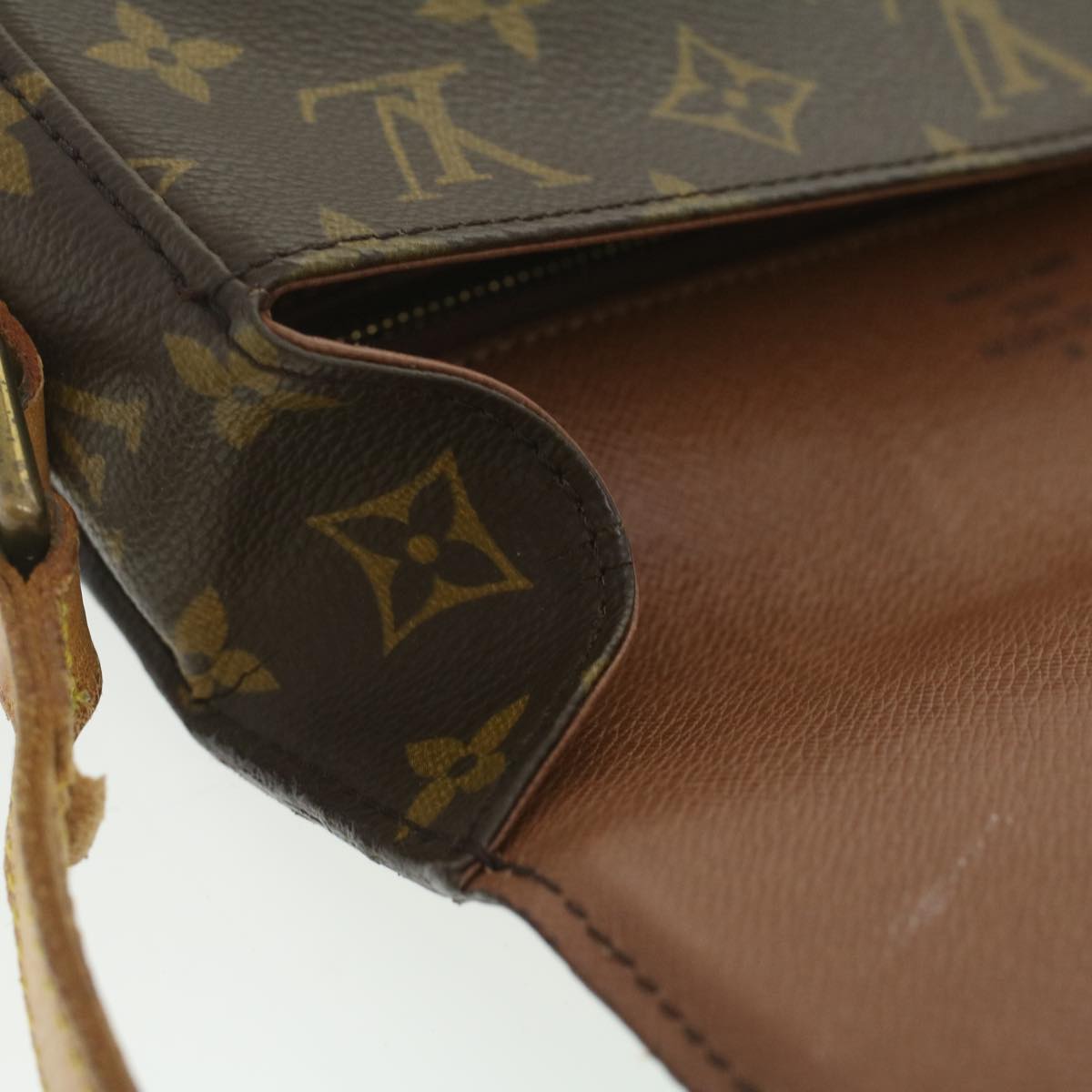 LOUIS VUITTON Monogram Saint Cloud GM Shoulder Bag M51242 LV Auth 37166