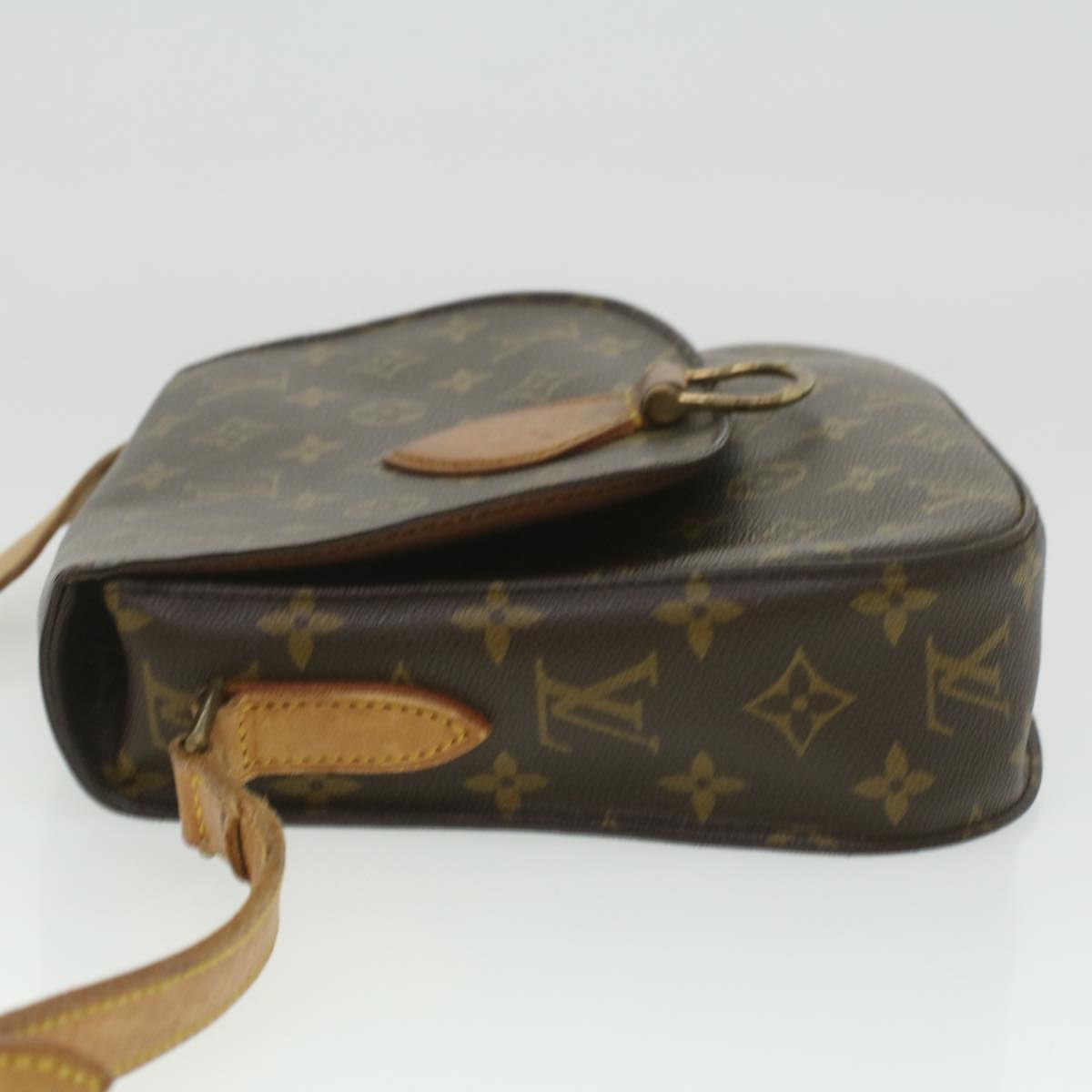 LOUIS VUITTON Monogram Saint Cloud GM Shoulder Bag M51242 LV Auth 37166