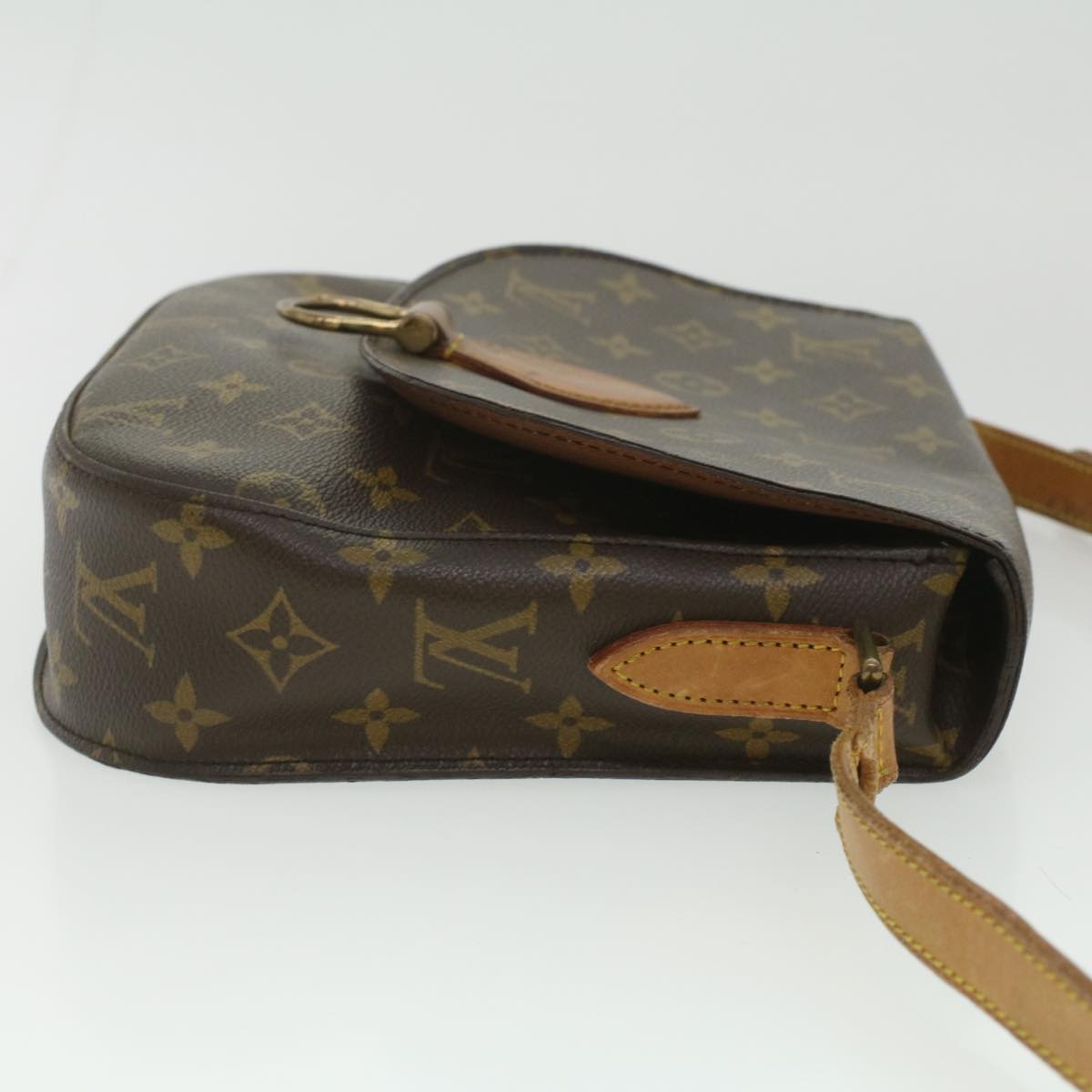 LOUIS VUITTON Monogram Saint Cloud GM Shoulder Bag M51242 LV Auth 37166