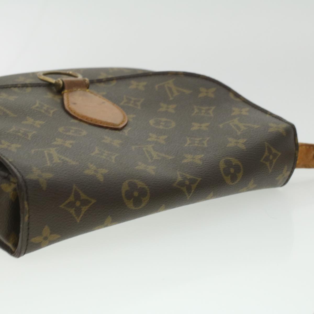 LOUIS VUITTON Monogram Saint Cloud GM Shoulder Bag M51242 LV Auth 37166