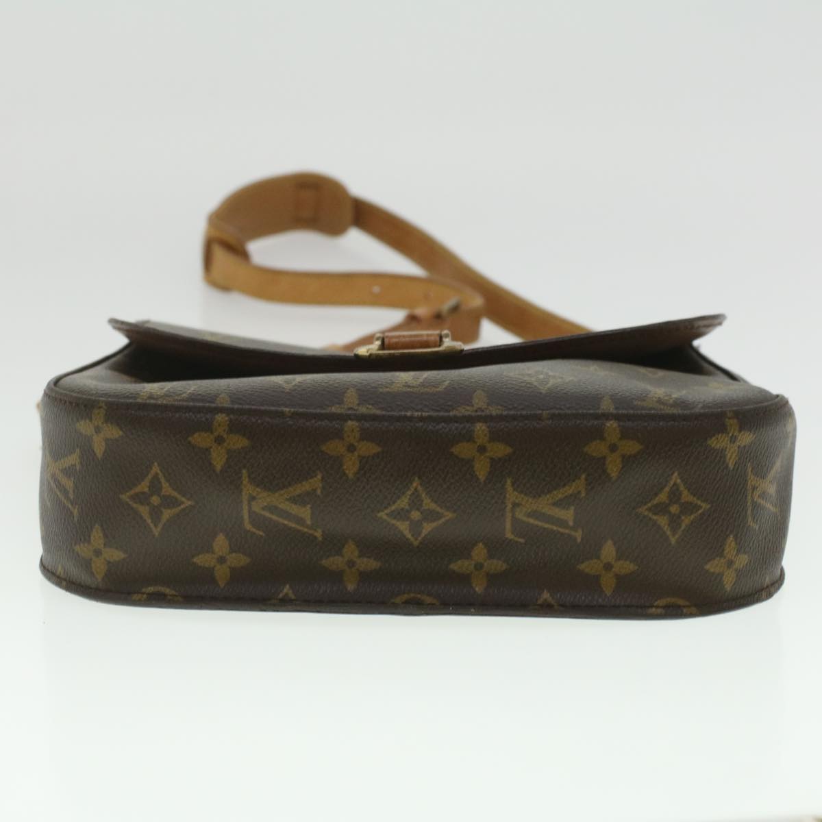 LOUIS VUITTON Monogram Saint Cloud GM Shoulder Bag M51242 LV Auth 37166