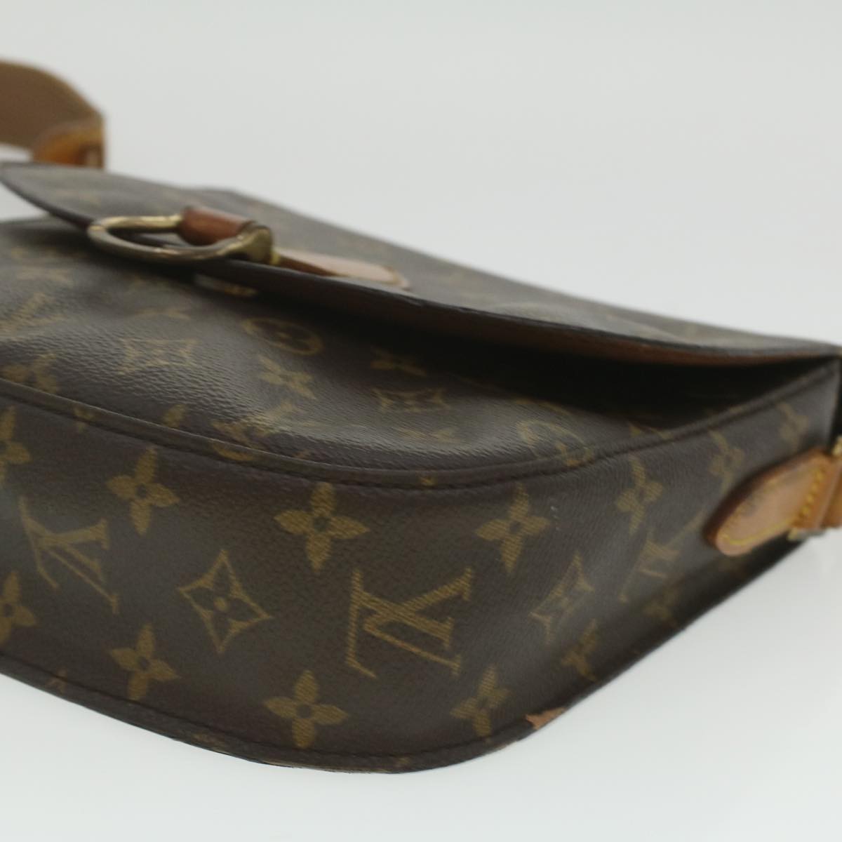 LOUIS VUITTON Monogram Saint Cloud GM Shoulder Bag M51242 LV Auth 37167