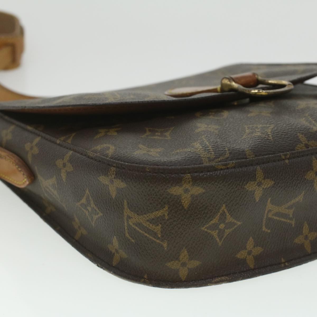 LOUIS VUITTON Monogram Saint Cloud GM Shoulder Bag M51242 LV Auth 37167