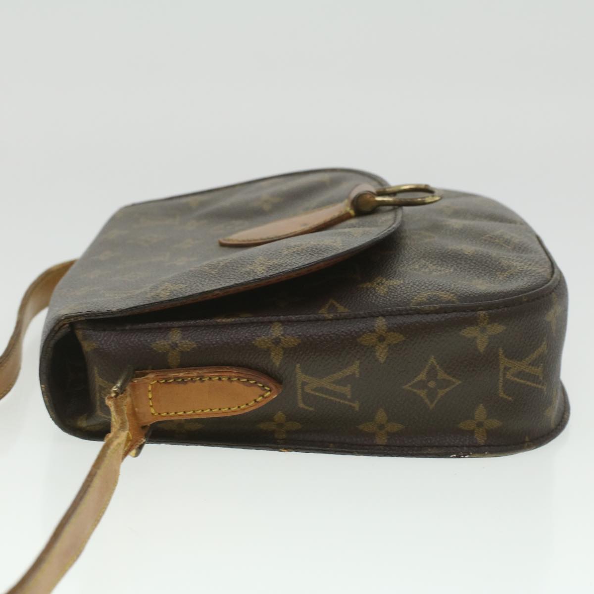 LOUIS VUITTON Monogram Saint Cloud GM Shoulder Bag M51242 LV Auth 37167