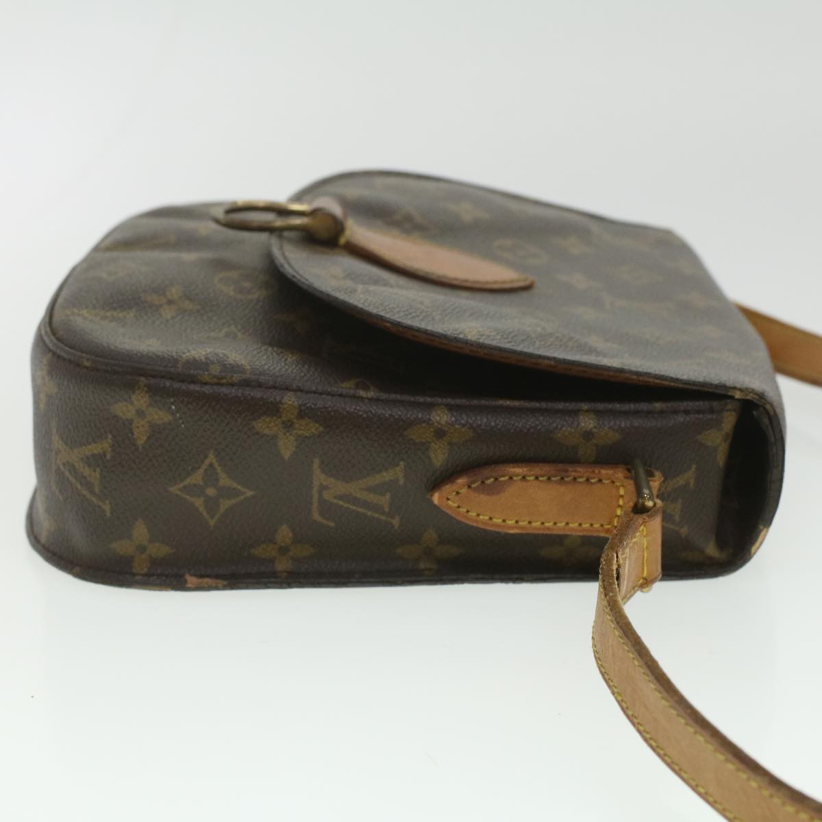 LOUIS VUITTON Monogram Saint Cloud GM Shoulder Bag M51242 LV Auth 37167