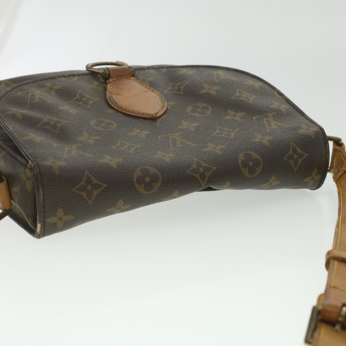 LOUIS VUITTON Monogram Saint Cloud GM Shoulder Bag M51242 LV Auth 37167