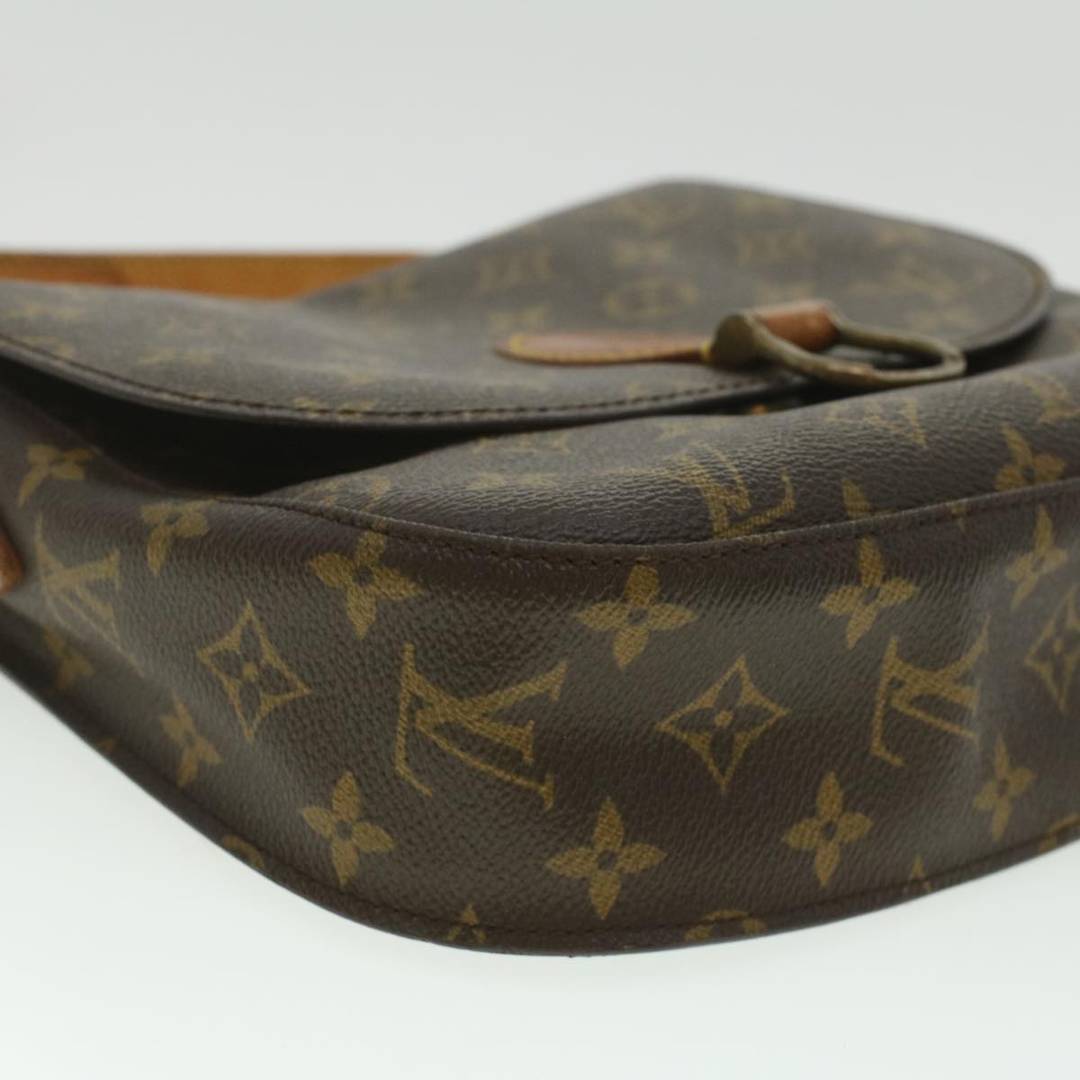 LOUIS VUITTON Monogram Saint Cloud GM Shoulder Bag M51242 LV Auth 37168