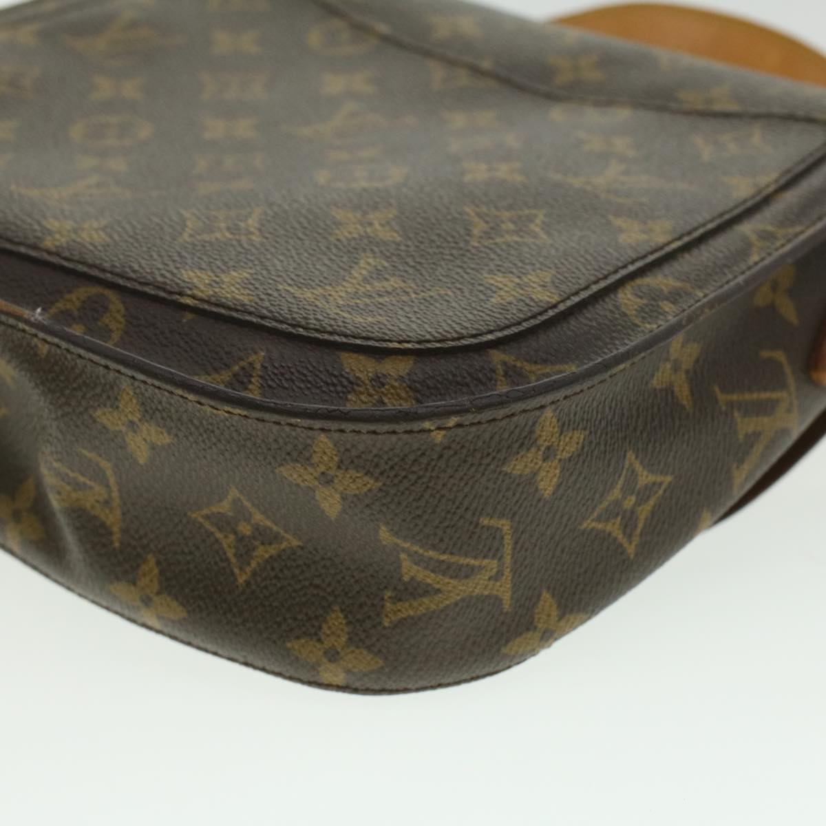 LOUIS VUITTON Monogram Saint Cloud GM Shoulder Bag M51242 LV Auth 37168