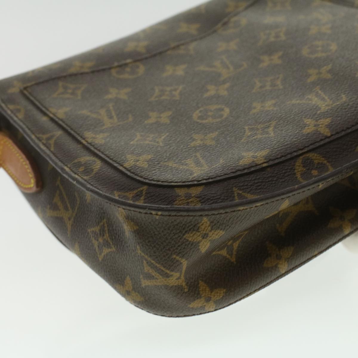 LOUIS VUITTON Monogram Saint Cloud GM Shoulder Bag M51242 LV Auth 37168