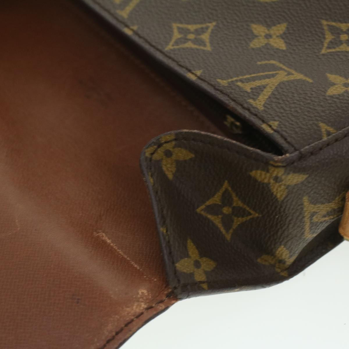 LOUIS VUITTON Monogram Saint Cloud GM Shoulder Bag M51242 LV Auth 37168