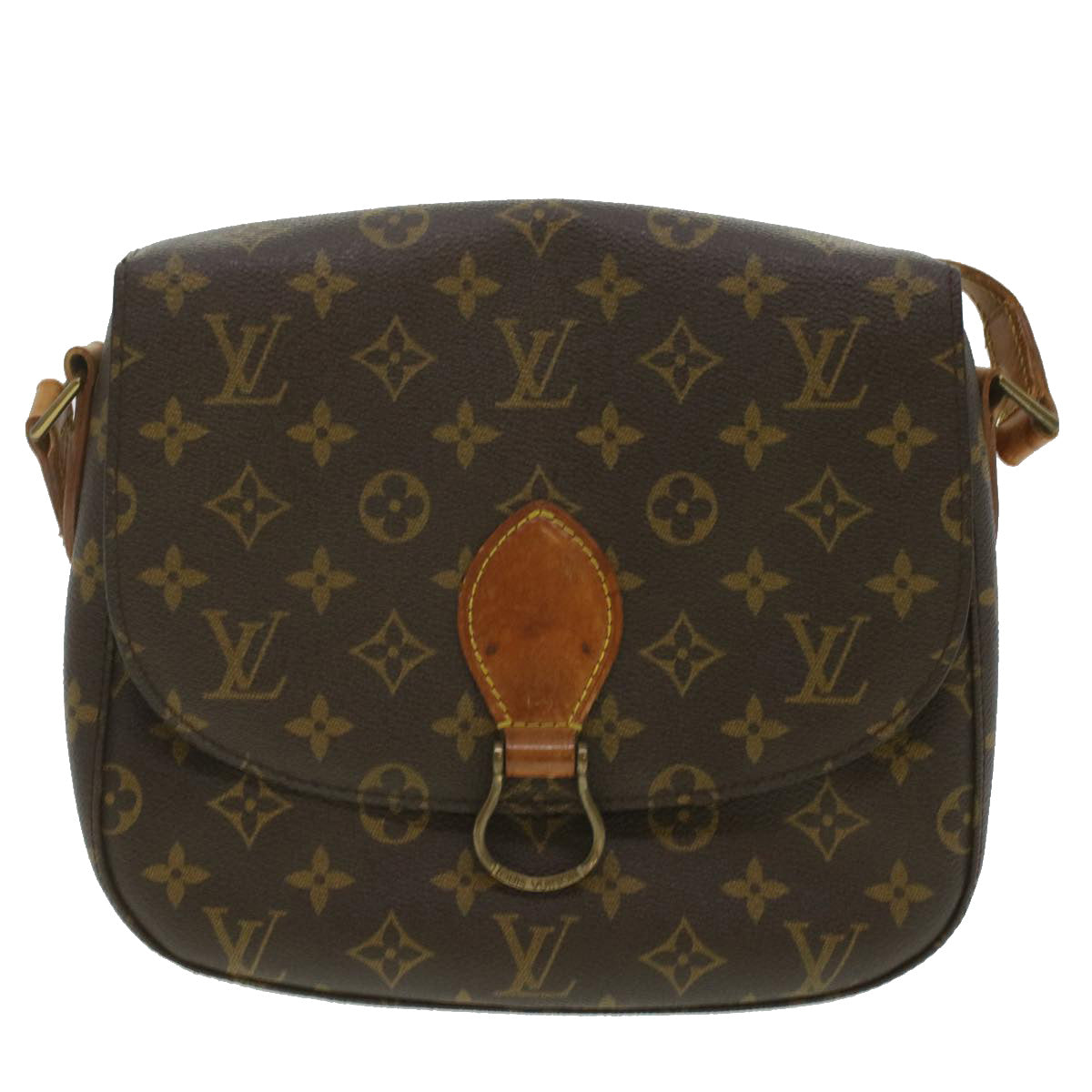 LOUIS VUITTON Monogram Saint Cloud GM Shoulder Bag M51242 LV Auth 37168