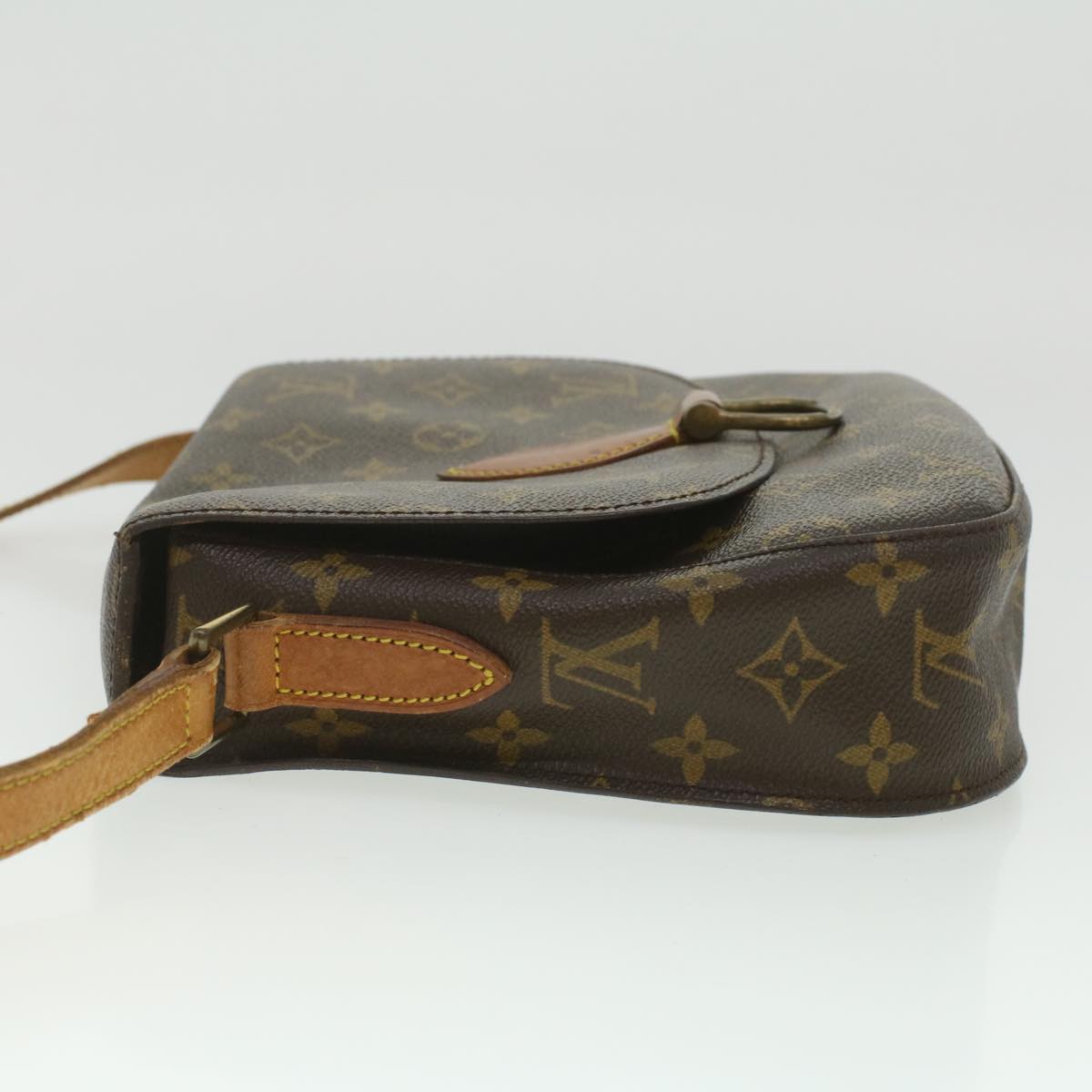 LOUIS VUITTON Monogram Saint Cloud GM Shoulder Bag M51242 LV Auth 37168