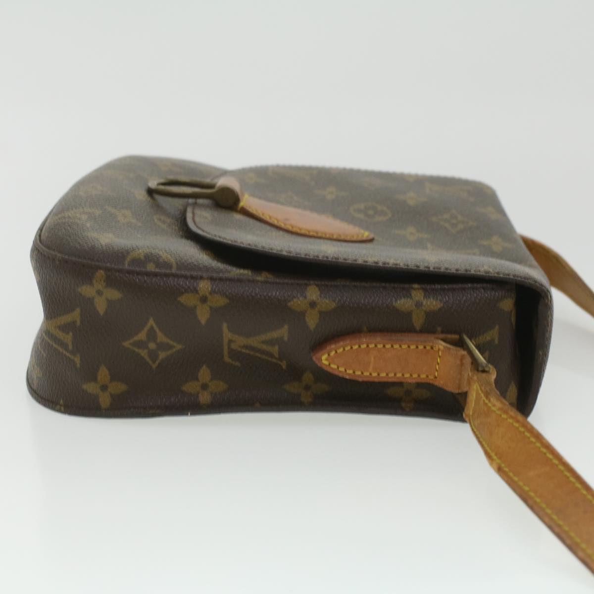 LOUIS VUITTON Monogram Saint Cloud GM Shoulder Bag M51242 LV Auth 37168