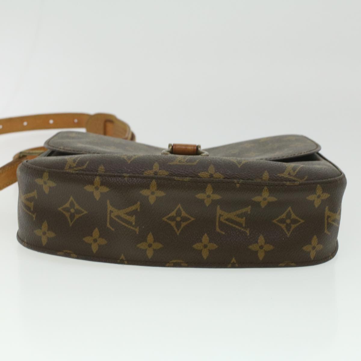 LOUIS VUITTON Monogram Saint Cloud GM Shoulder Bag M51242 LV Auth 37168