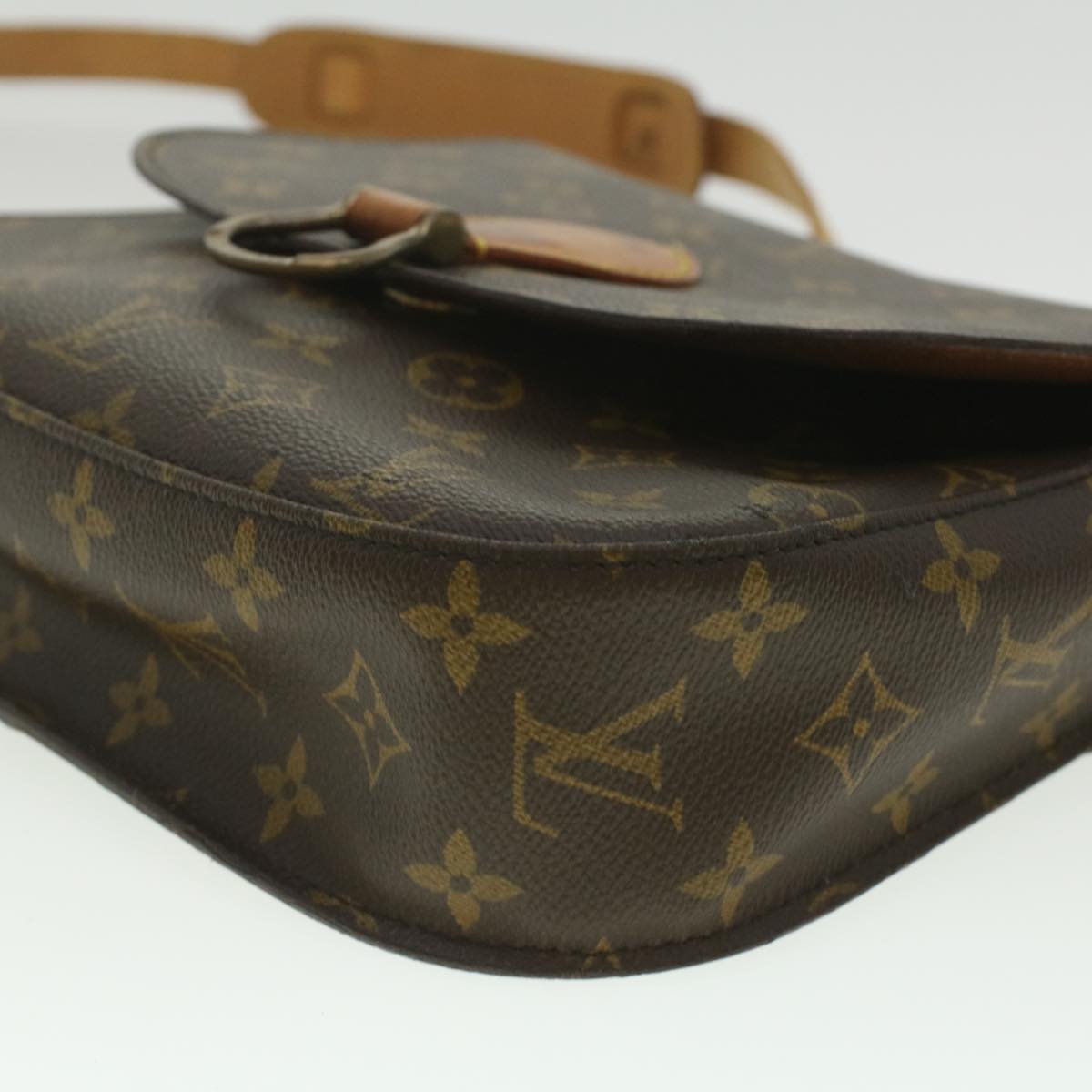 LOUIS VUITTON Monogram Saint Cloud GM Shoulder Bag M51242 LV Auth 37172