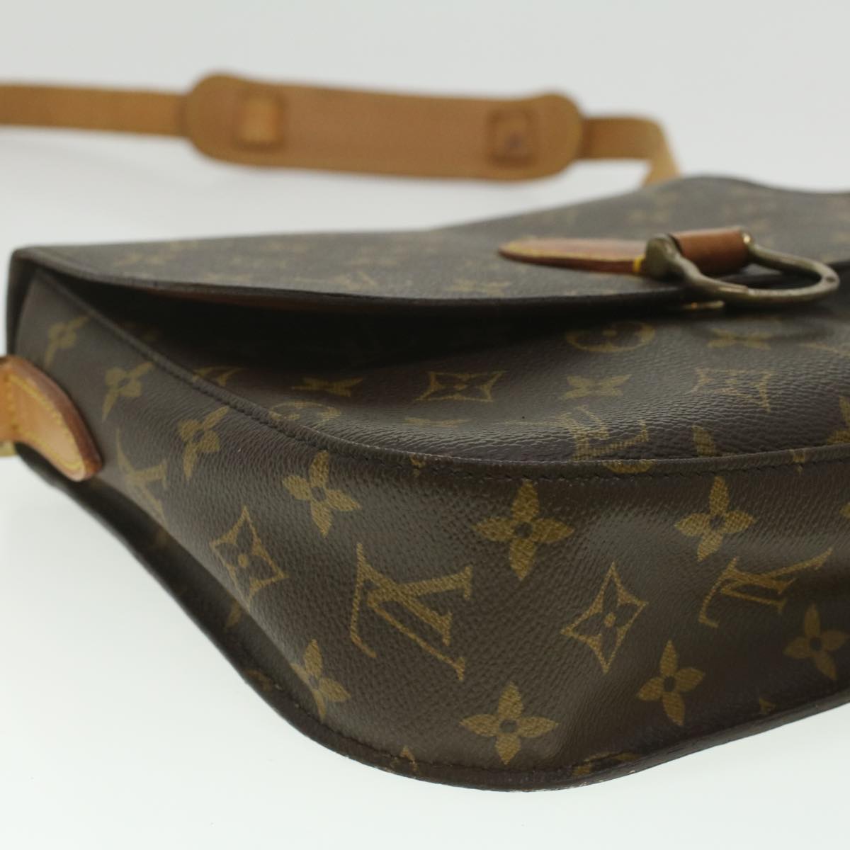 LOUIS VUITTON Monogram Saint Cloud GM Shoulder Bag M51242 LV Auth 37172