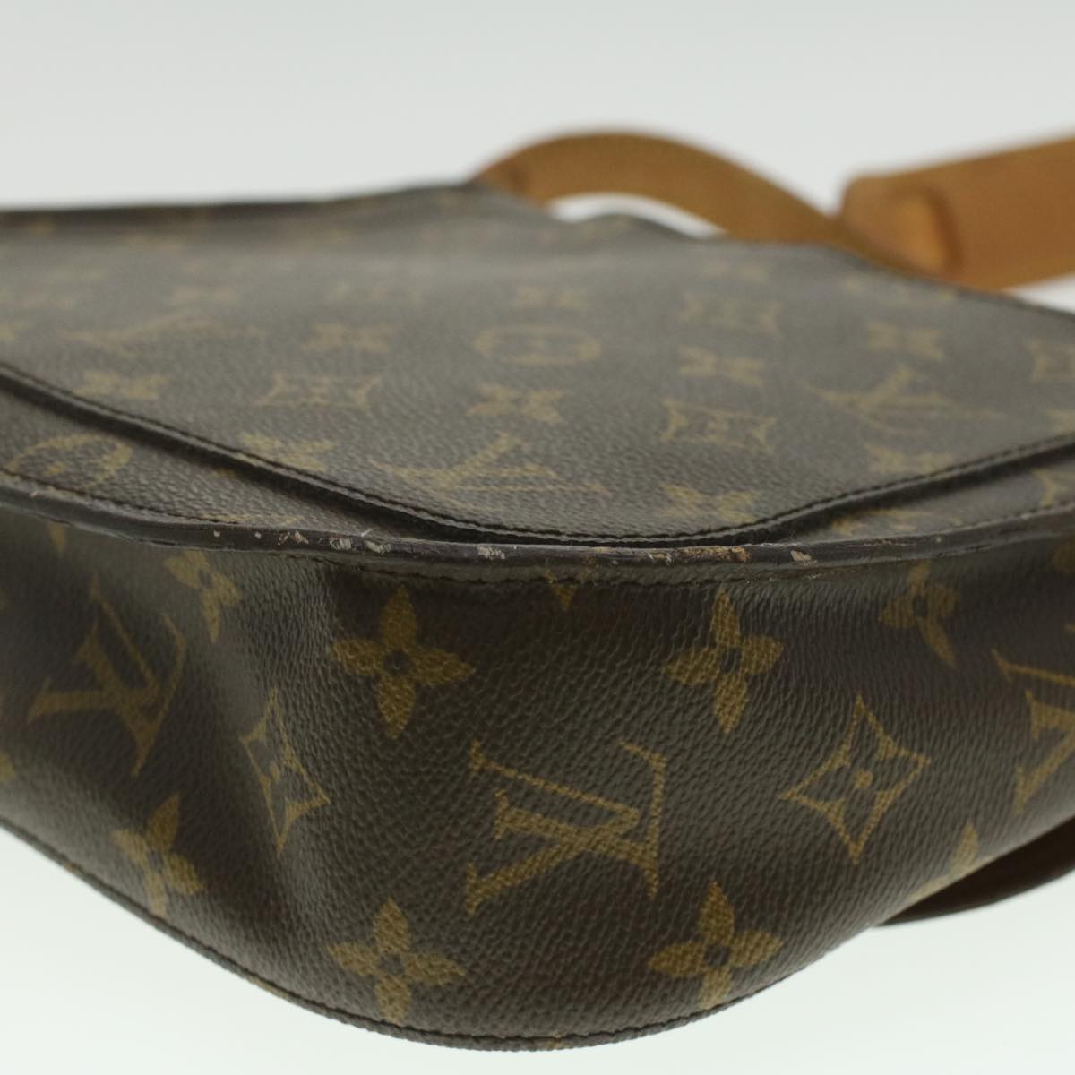 LOUIS VUITTON Monogram Saint Cloud GM Shoulder Bag M51242 LV Auth 37172