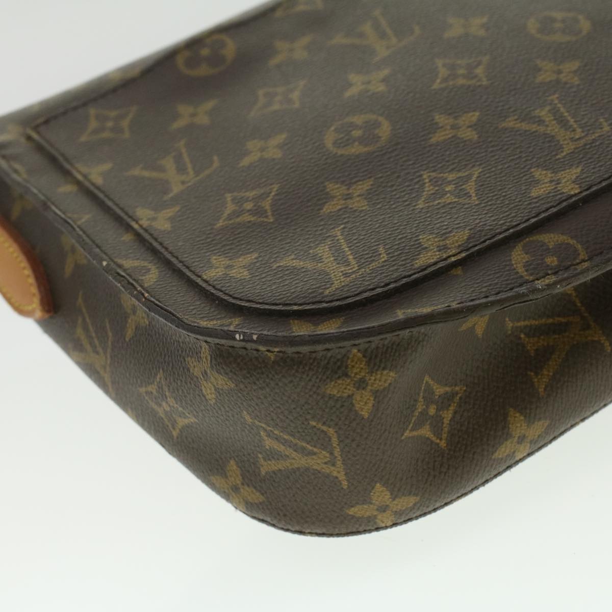 LOUIS VUITTON Monogram Saint Cloud GM Shoulder Bag M51242 LV Auth 37172