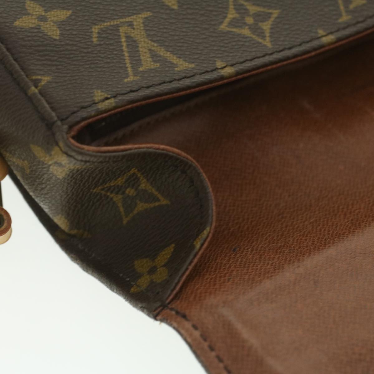 LOUIS VUITTON Monogram Saint Cloud GM Shoulder Bag M51242 LV Auth 37172