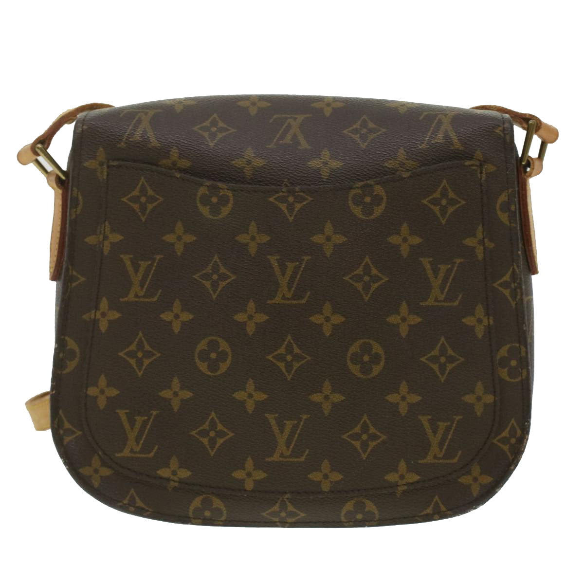 LOUIS VUITTON Monogram Saint Cloud GM Shoulder Bag M51242 LV Auth 37172