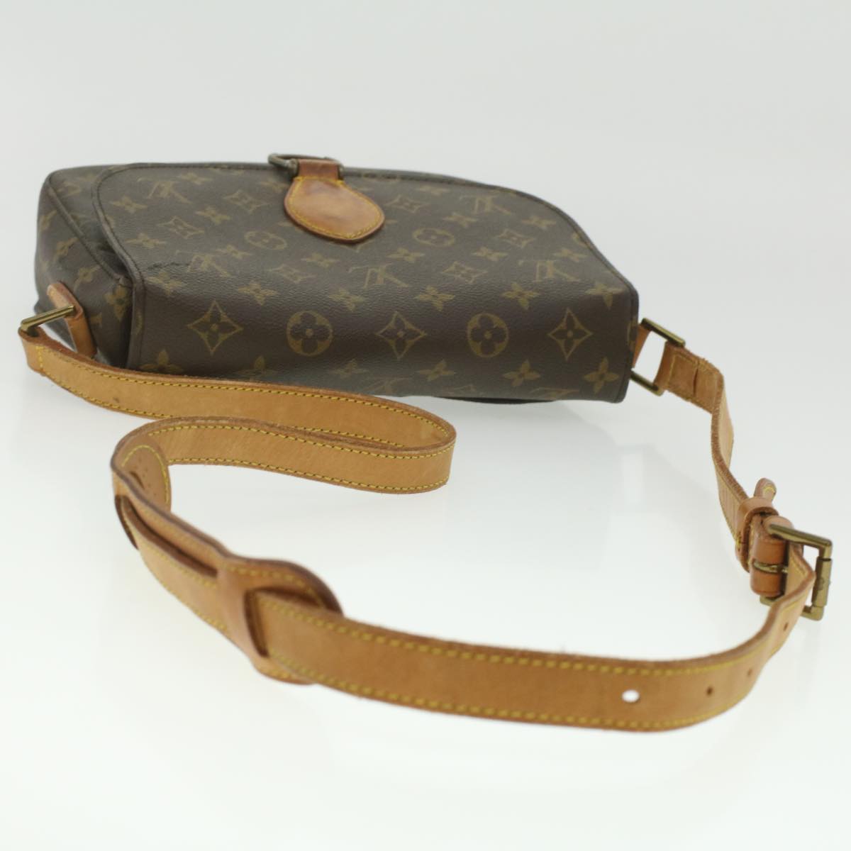 LOUIS VUITTON Monogram Saint Cloud GM Shoulder Bag M51242 LV Auth 37172