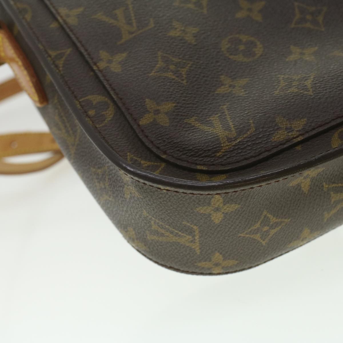 LOUIS VUITTON Monogram Saint Cloud GM Shoulder Bag M51242 LV Auth 37173