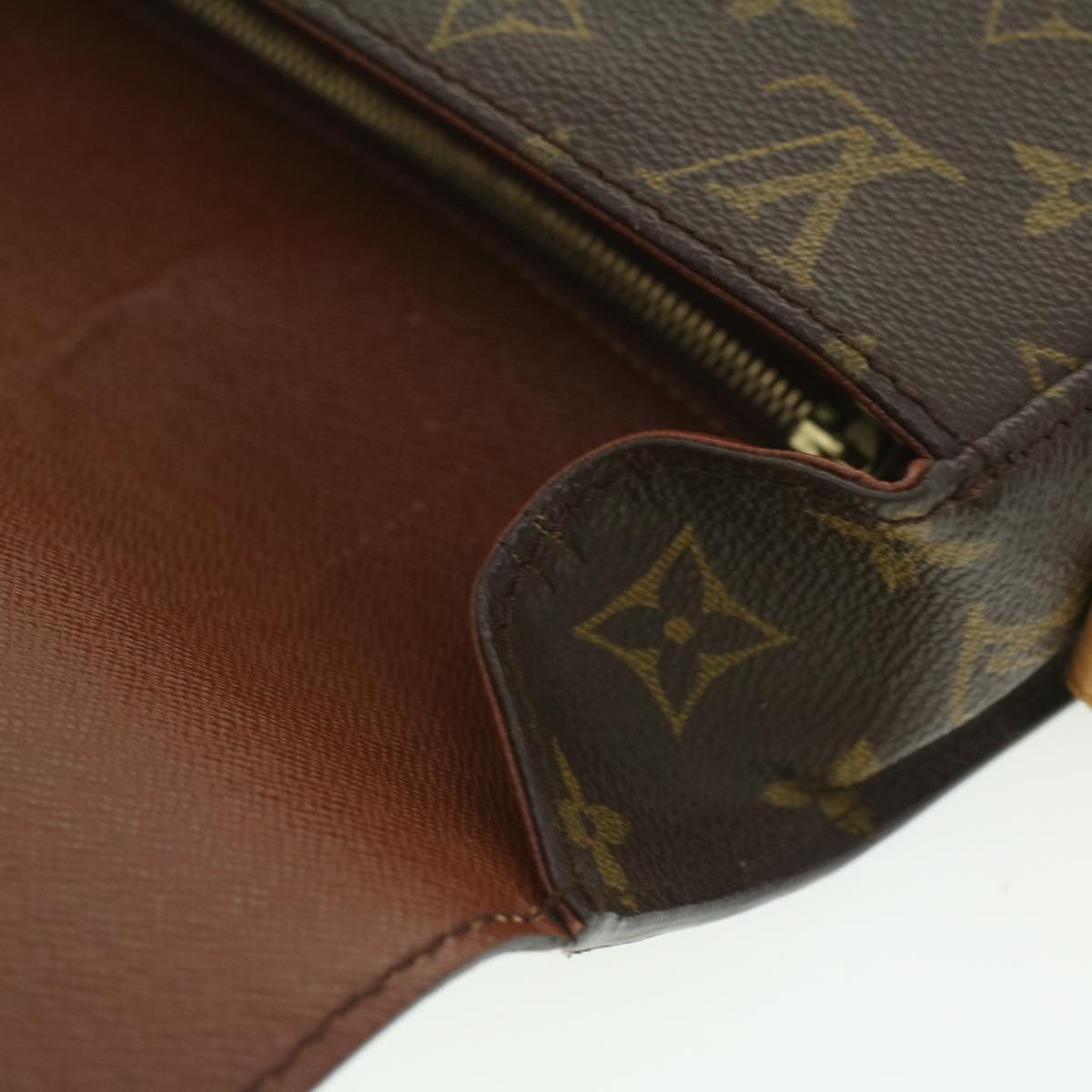 LOUIS VUITTON Monogram Saint Cloud GM Shoulder Bag M51242 LV Auth 37173