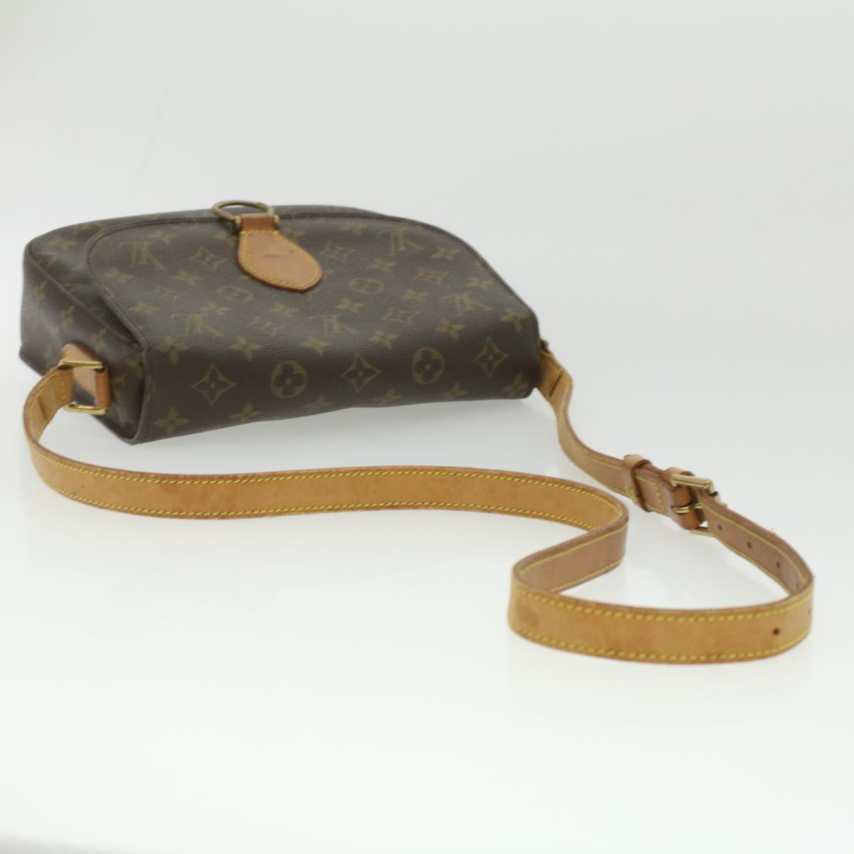 LOUIS VUITTON Monogram Saint Cloud GM Shoulder Bag M51242 LV Auth 37173