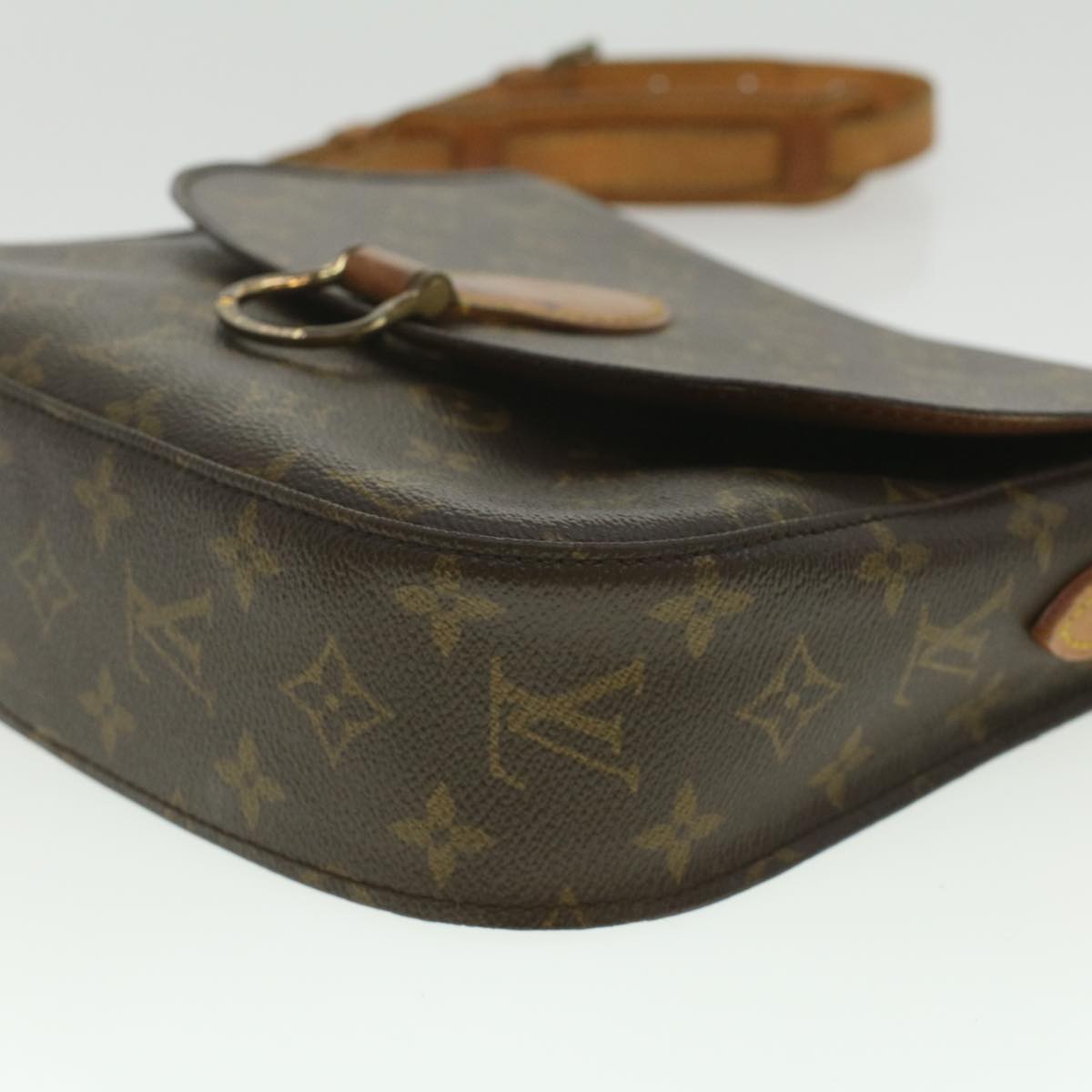 LOUIS VUITTON Monogram Saint Cloud GM Shoulder Bag M51242 LV Auth 37174