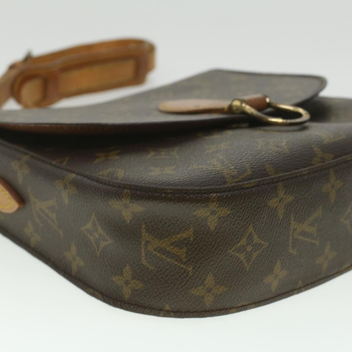 LOUIS VUITTON Monogram Saint Cloud GM Shoulder Bag M51242 LV Auth 37174