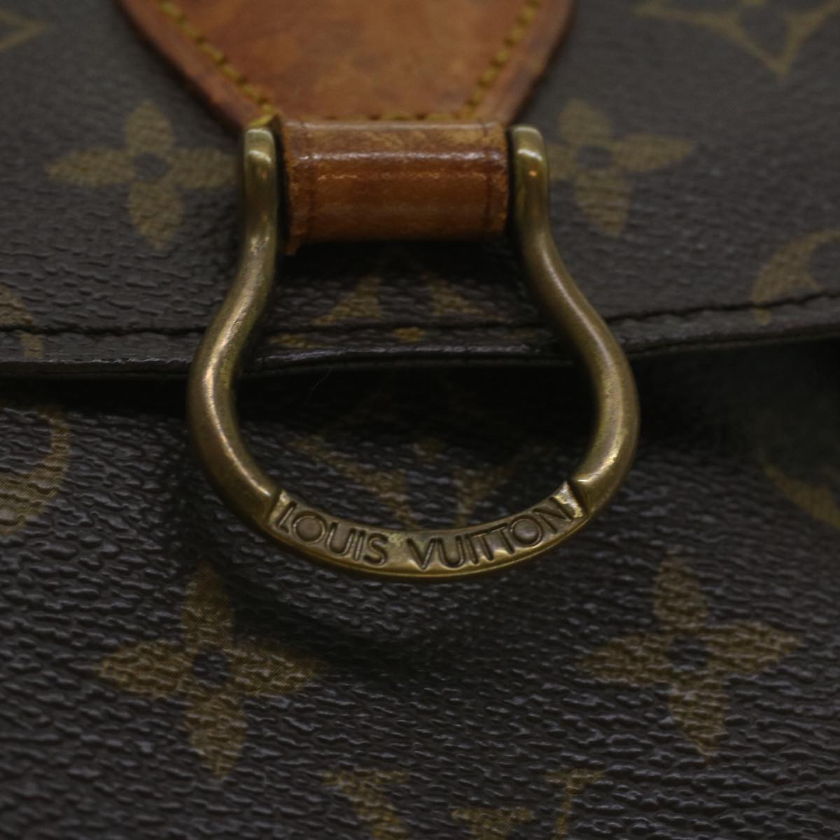 LOUIS VUITTON Monogram Saint Cloud GM Shoulder Bag M51242 LV Auth 37175