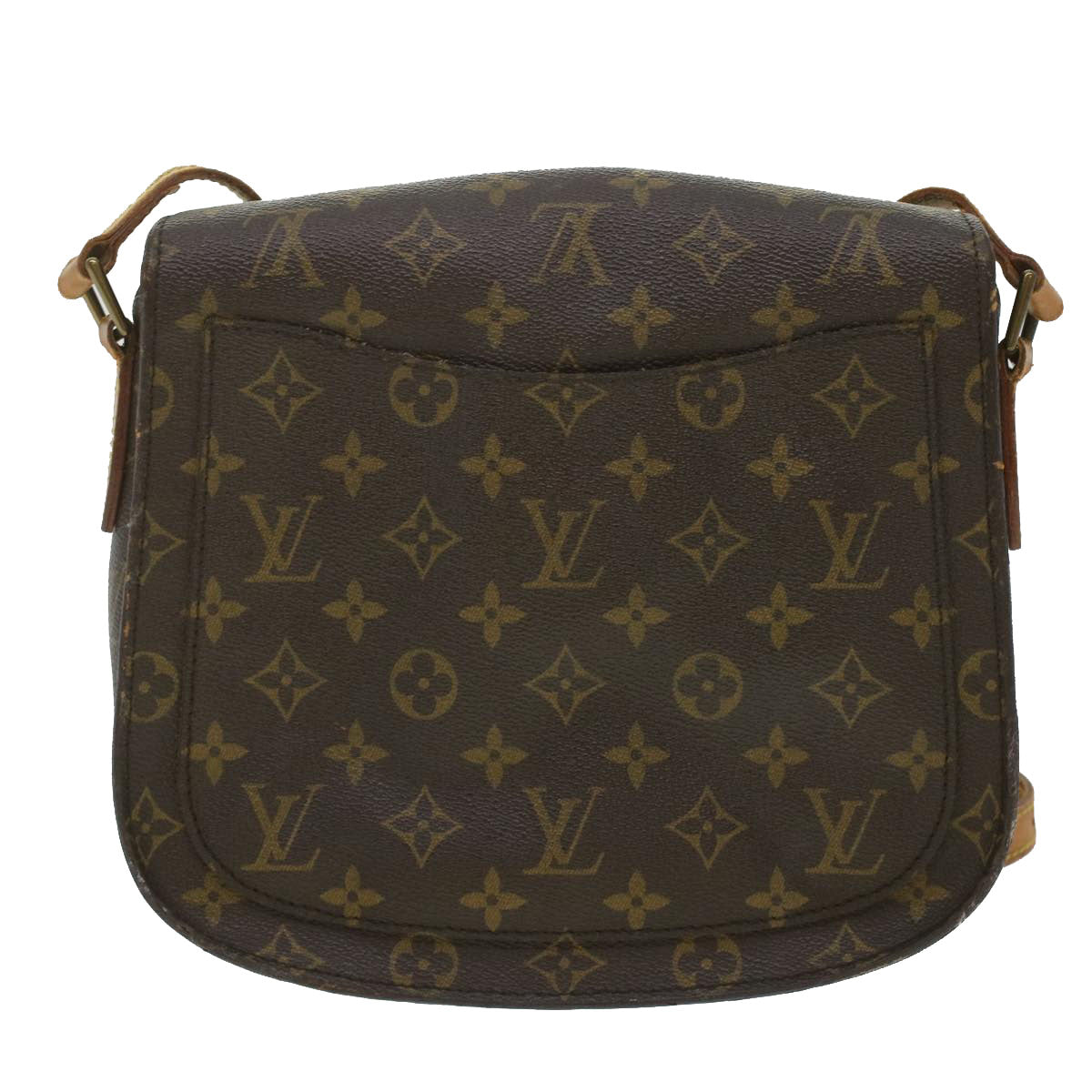 LOUIS VUITTON Monogram Saint Cloud GM Shoulder Bag M51242 LV Auth 37175