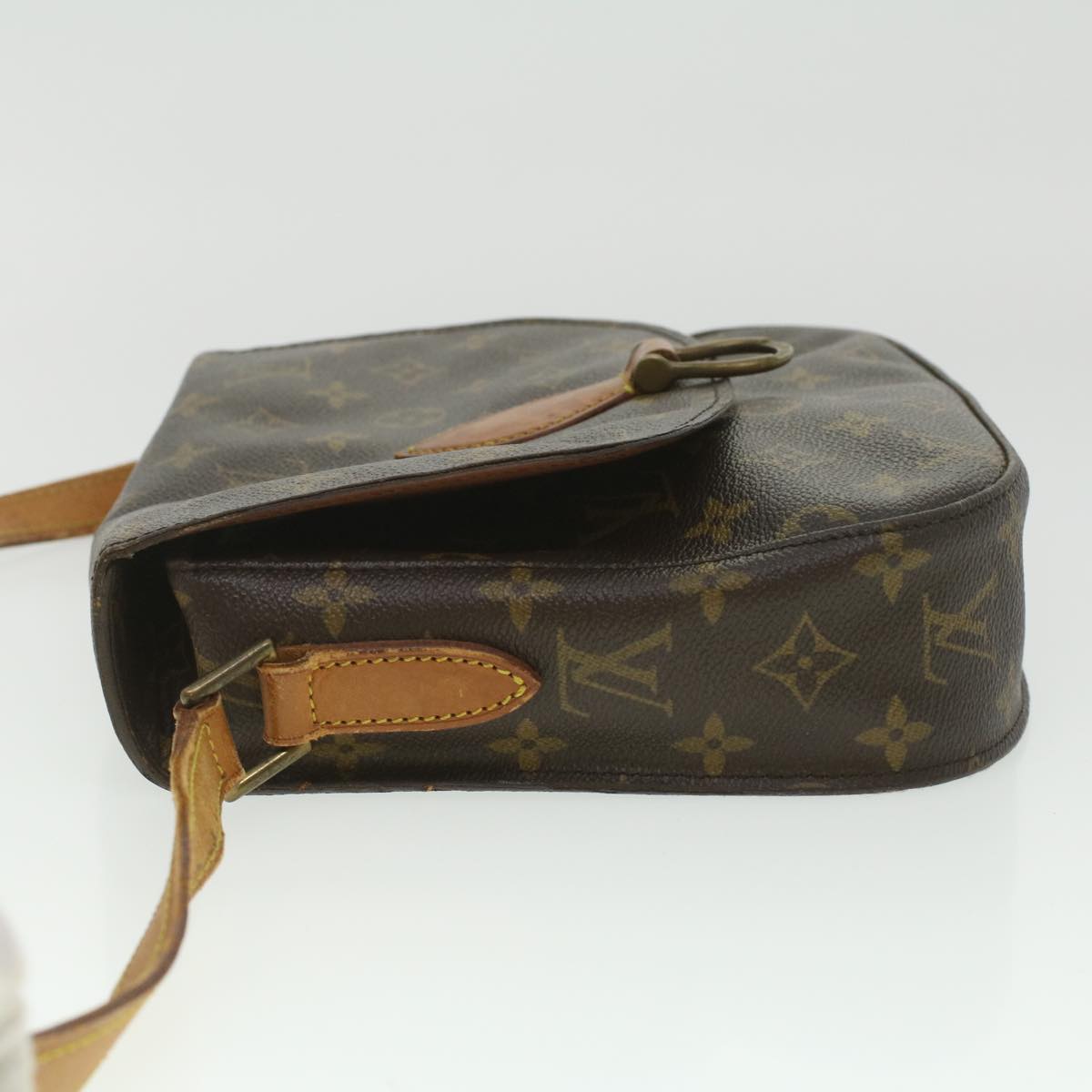 LOUIS VUITTON Monogram Saint Cloud GM Shoulder Bag M51242 LV Auth 37175