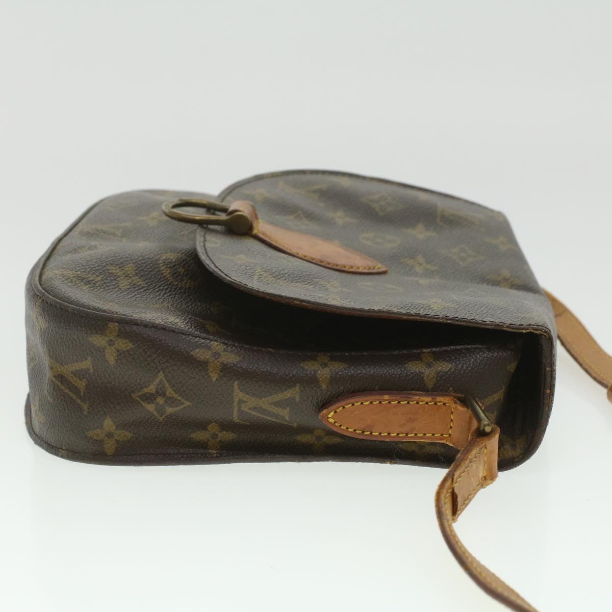 LOUIS VUITTON Monogram Saint Cloud GM Shoulder Bag M51242 LV Auth 37175