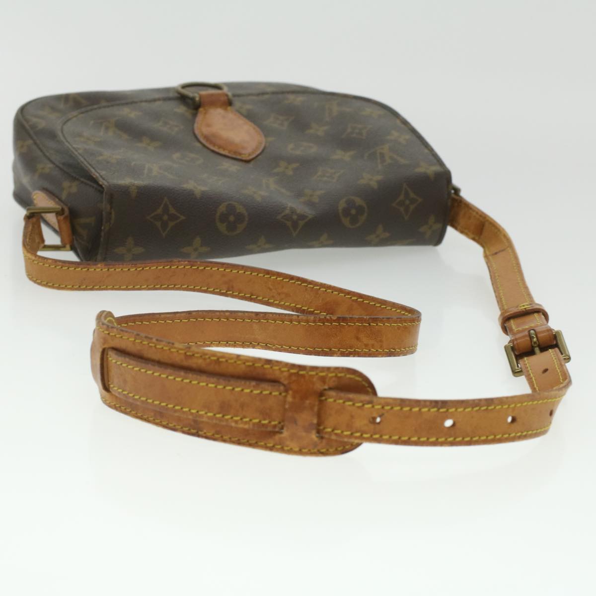 LOUIS VUITTON Monogram Saint Cloud GM Shoulder Bag M51242 LV Auth 37175