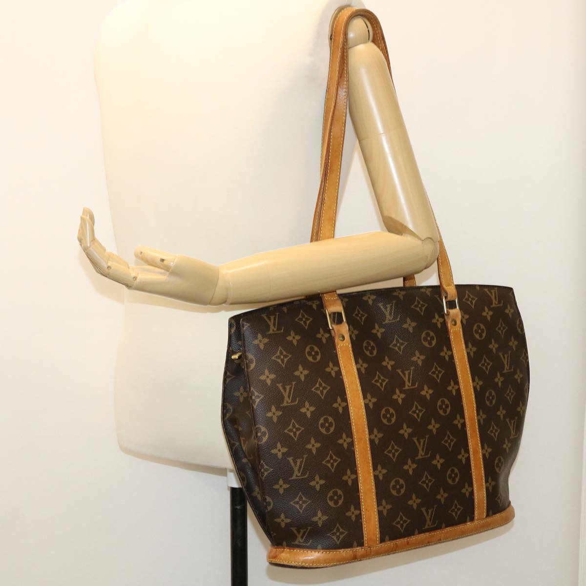 LOUIS VUITTON Monogram Babylone Tote Bag M51102 LV Auth 37260