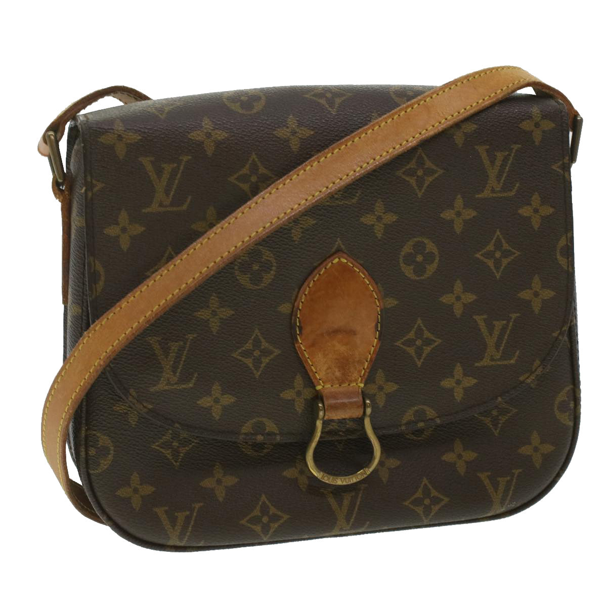 LOUIS VUITTON Monogram Saint Cloud GM Shoulder Bag M51242 LV Auth 37263