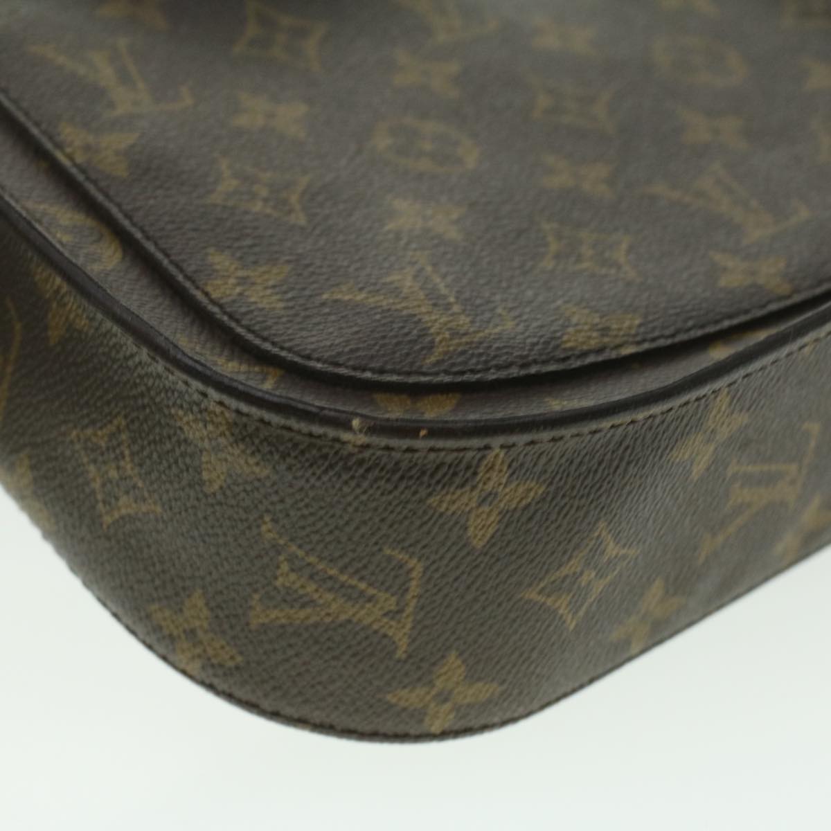 LOUIS VUITTON Monogram Saint Cloud GM Shoulder Bag M51242 LV Auth 37263