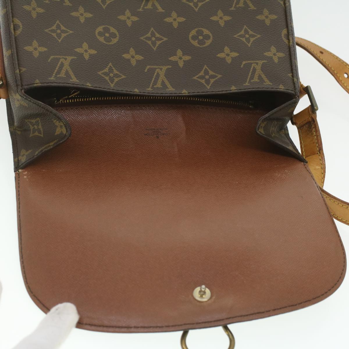 LOUIS VUITTON Monogram Saint Cloud GM Shoulder Bag M51242 LV Auth 37263