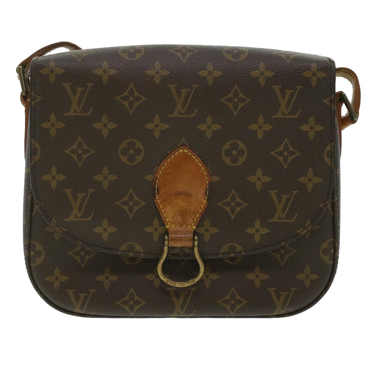 LOUIS VUITTON Monogram Saint Cloud GM Shoulder Bag M51242 LV Auth 37263