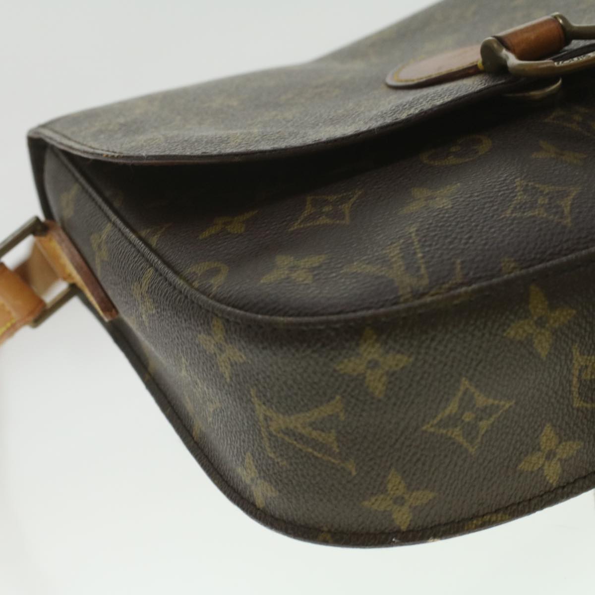 LOUIS VUITTON Monogram Saint Cloud GM Shoulder Bag M51242 LV Auth 37266