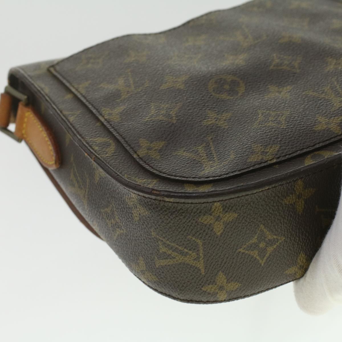 LOUIS VUITTON Monogram Saint Cloud GM Shoulder Bag M51242 LV Auth 37266