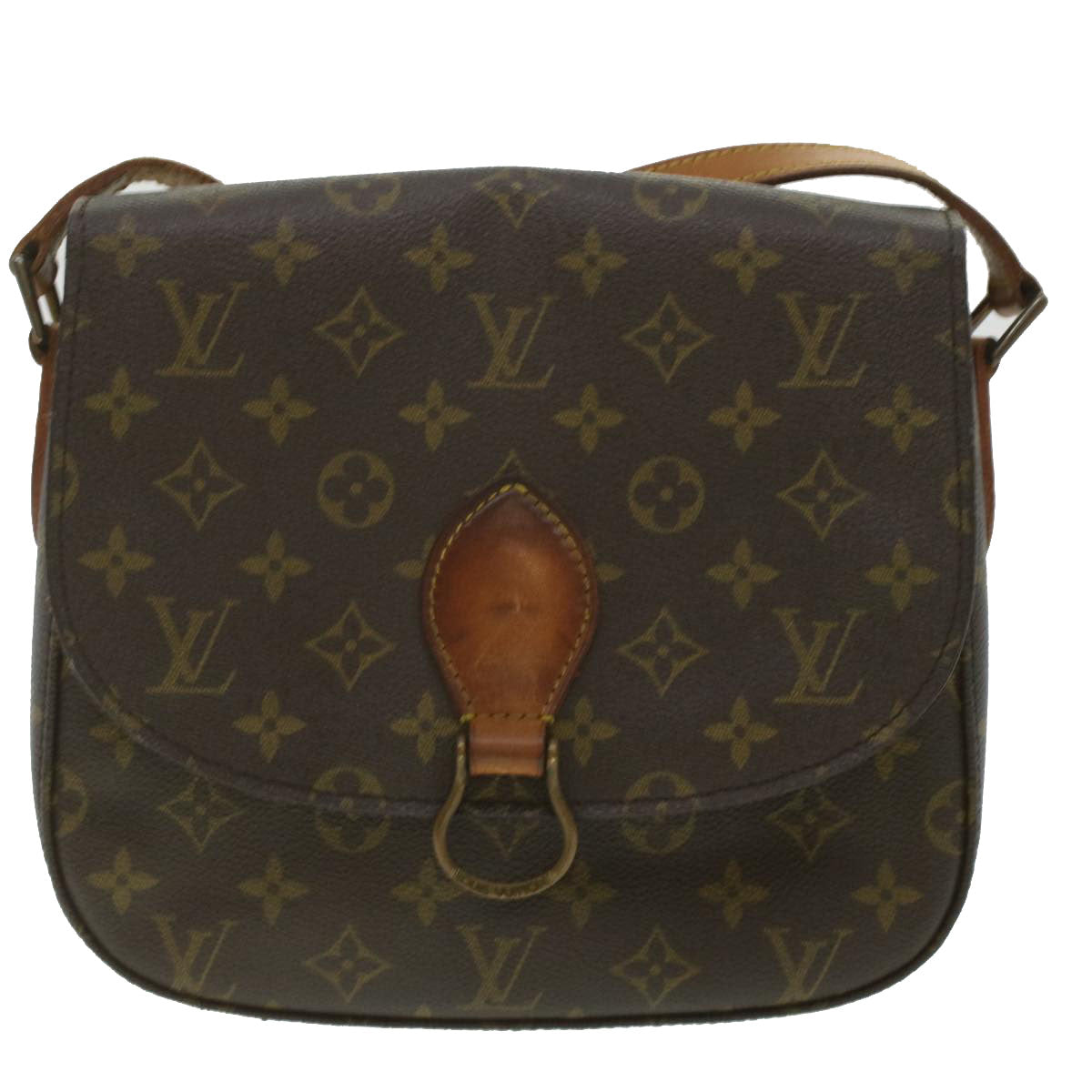 LOUIS VUITTON Monogram Saint Cloud GM Shoulder Bag M51242 LV Auth 37266